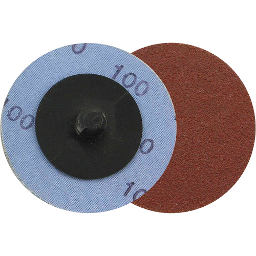 Support en tissu pour disques de ponçage pour rectifieuses — pour l'acier, 2" dia., Grain 100, Oxyde d'aluminium Chandler Sales