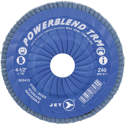 Trimmable Flap Discs, 5" x Type 29, Z80 Grit, Zirconium Chandler Sales
