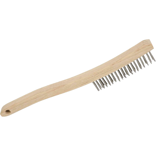 3LHSS Brosse &agrave; r&eacute;curer manuelle, Acier inoxydable, 3 x 19 rangs de fils, Longueur 13-3/4" Chandler Sales