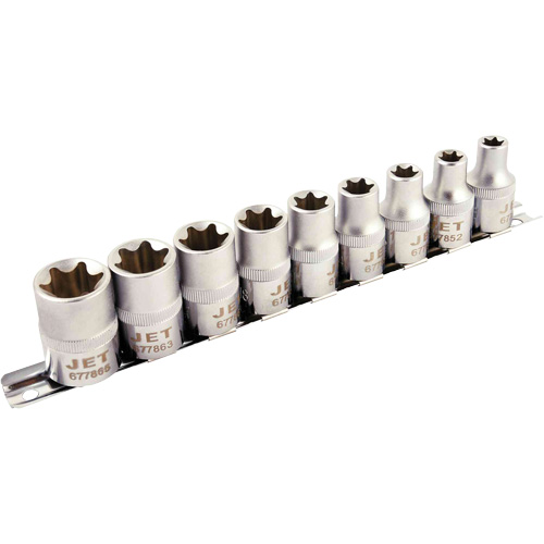 SS1209TS Jeu de douilles externes Torx, 9 Mcx, Prise de 1/2" Chandler Sales