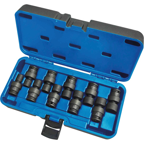 Universal Socket Sets, 10 Pcs, Impact, 3/8" Drive Size Chandler Sales