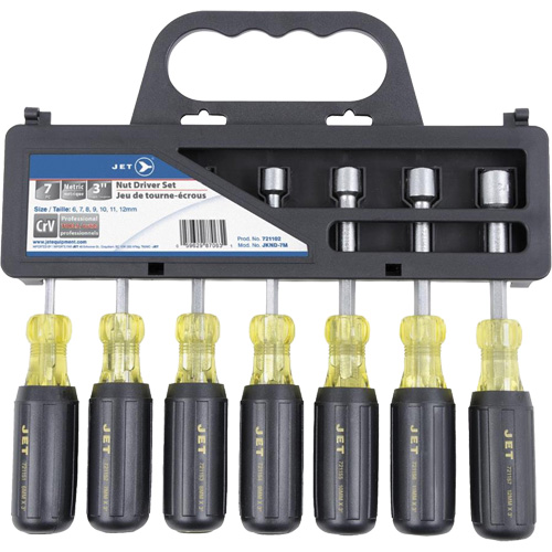 JKND-7M Nut Driver Set, 7, Non Magnetic, Metric Chandler Sales
