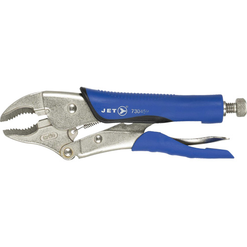 J10WRG Curved Jaw Locking Pliers, 10" Length, Curved Jaw Chandler Sales