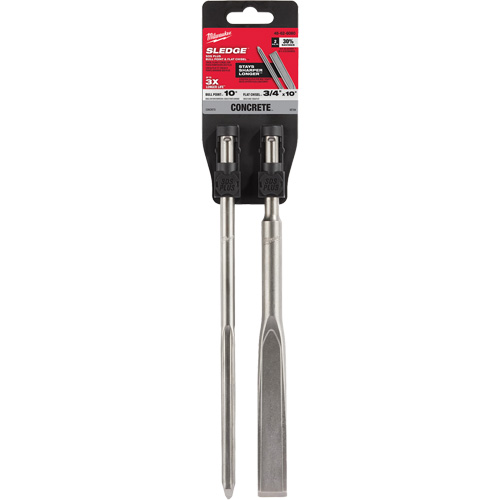 SDS PLUS Sledge Bull Point & Flat Chisel Set Chandler Sales