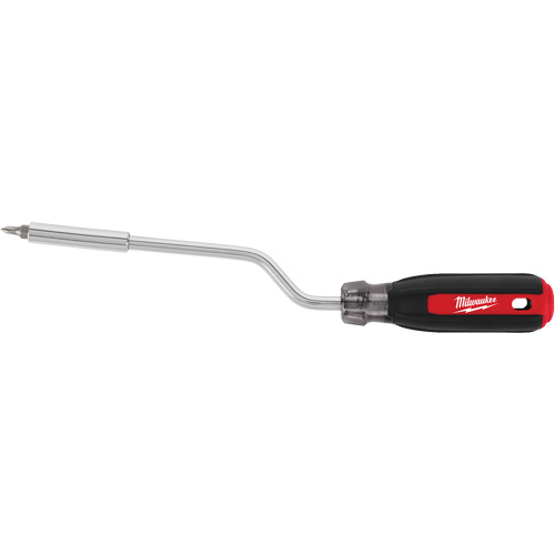 2-in-1 Rotating Multi-Bit Screwdriver, 10-1/10" L, Cushion Grip Handle Chandler Sales