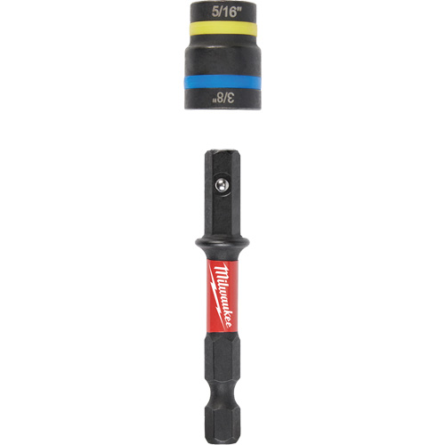 Shockwave Impact Duty Quik-Clear 2-in-1 Nut Driver, 5/16"/3/8" Drive, 2-1/2" L, Magnetic Chandler Sales