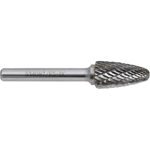 F3-DC Fraise arboriforme JET-KUT (embout rayon), 3/8" dia. Chandler Sales