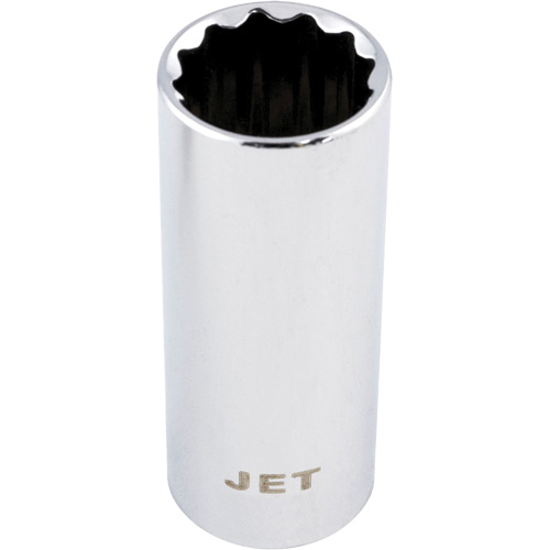 Chrome Socket, 10 mm, 1/4" Drive, 12 Points, Deep Chandler Sales