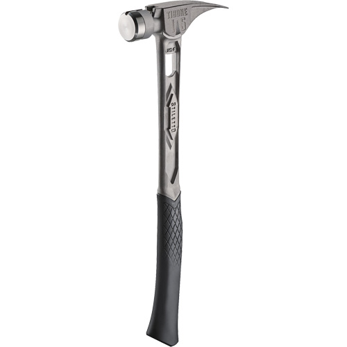 TIBONE Smooth Titanium Framing Hammer, 15 oz., Solid Steel Handle, 17-17/50" L Chandler Sales