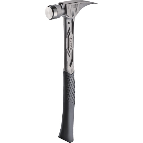 TIBONE Smooth Titanium Framing Hammer, 14 oz., Solid Steel Handle, 15-1/4" L Chandler Sales