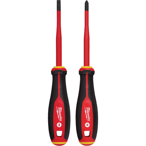 Insulated Slim Tip Screwdriver Set, 2 Pcs., Magnetic Chandler Sales
