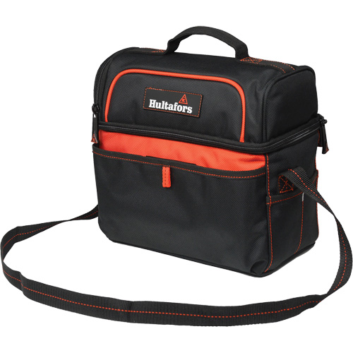 Sac &agrave; outils et glaci&egrave;re de 11", Polyester balistique, Noir/Rouge Chandler Sales