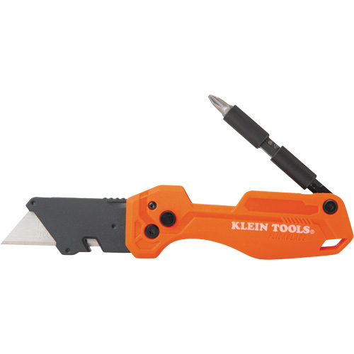 Couteau utilitaire pliant avec tournevis &agrave; douille, 1" lame, lame en Acier, poign&eacute;e en Plastique Chandler Sales