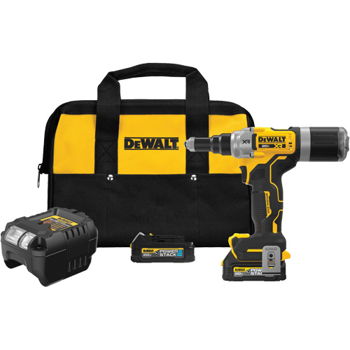 Ensemble d'outil &agrave; riveter sans fil et sans balai 1/4" XR avec POWERSTACK Chandler Sales