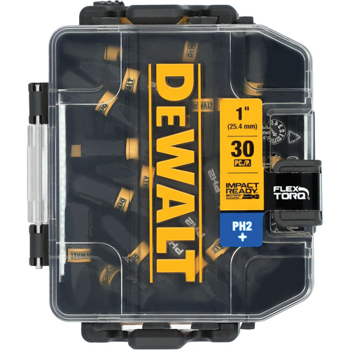 Jeu de forets &agrave; chocs FLEXTORQ 30 mcx, Phillips, #2, Prise 1/4" Chandler Sales