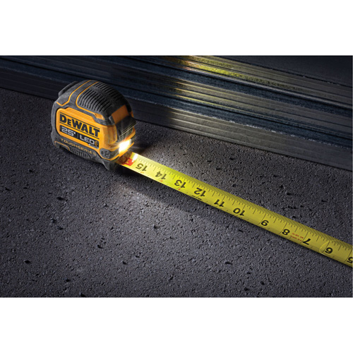 Ruban &agrave; mesurer &agrave; lampe DEL TOUGHSERIES, 25' Chandler Sales