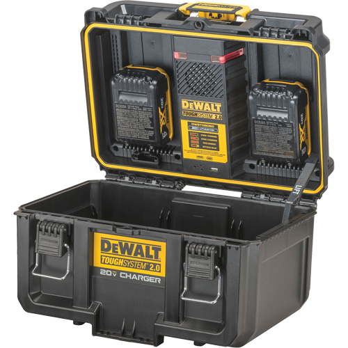Chargeur 20V &agrave; deux ports ToughSystem 2.0, 14" x 15" x 9", Noir/Jaune Chandler Sales