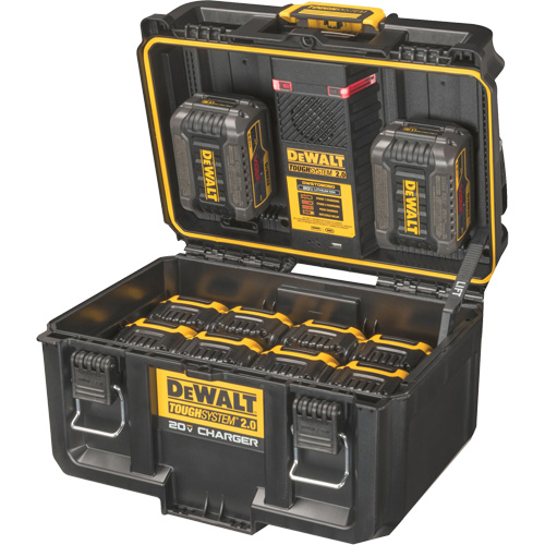 Chargeur 20V &agrave; deux ports ToughSystem 2.0, 14" x 15" x 9", Noir/Jaune Chandler Sales