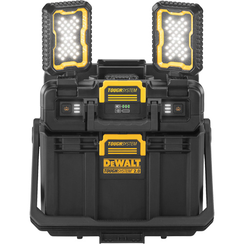 ToughSystem&reg; 2.0 Adjustable Work Light with Storage, 16" x 11" x 14", Black/Yellow Chandler Sales