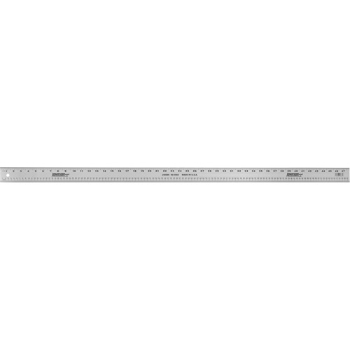 Bordure pouce/m&eacute;trique droite en aluminium, 48" lo, 2" la Chandler Sales