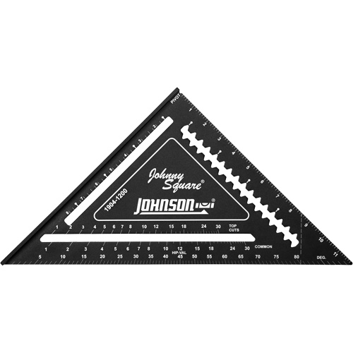 12" Johnny Square&reg; Professional Easy-Read Rafter Square Chandler Sales