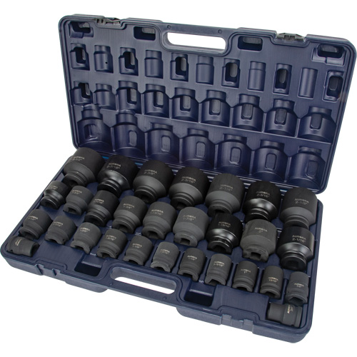 Jeu de douilles SAE, 29 Mcx, Chocs, Prise de 3/4" Chandler Sales