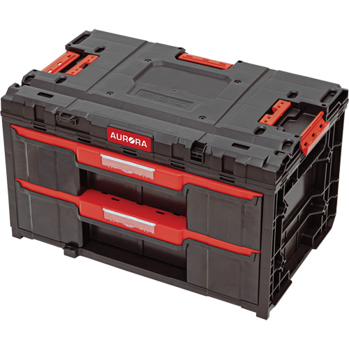 Arx&reg; 2-Drawer Toolbox, 23-1/10" x 15" x 13-2/5", Black Chandler Sales