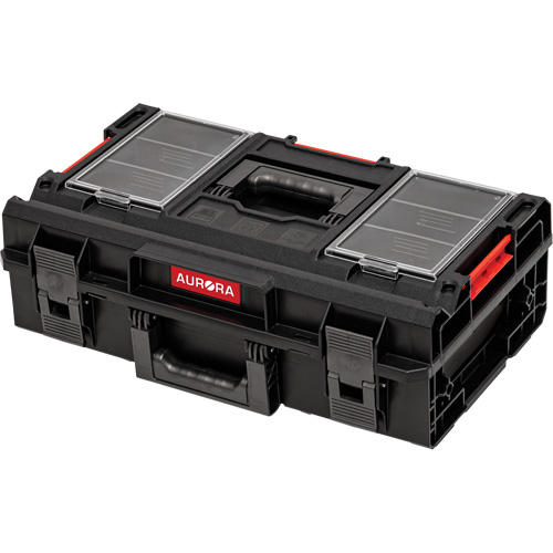 Arx Small Toolbox, 23" x 15" x 7-1/2", Black Chandler Sales
