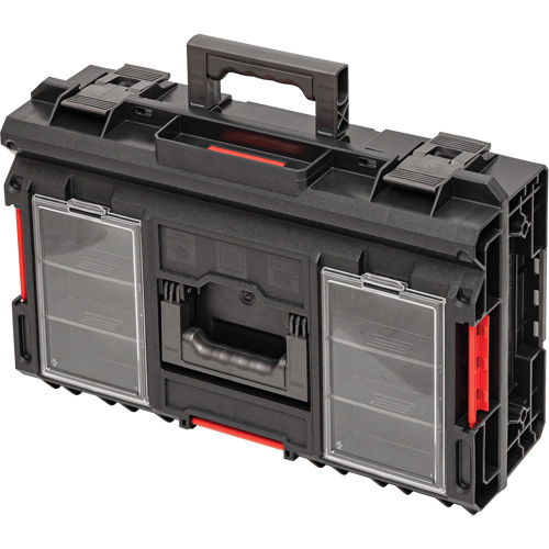 Arx Small Toolbox, 23" x 15" x 7-1/2", Black Chandler Sales