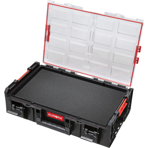 Organisateur deux fois tr&egrave;s grand avec cloisons en mousse &agrave; plusieurs couches Arx, 23" x 15-1/5" x 6-4/5", Noir Chandler Sales