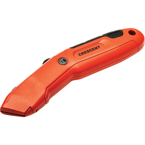 Couteau de s&eacute;curit&eacute; autor&eacute;tractable, 1", Acier, Prise en Aluminium Chandler Sales
