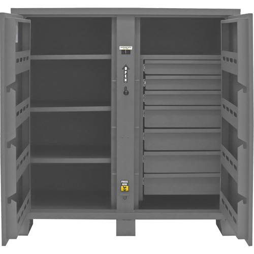 Armoire de rangement pour le chantier, Acier, 59 pi³, Gris Chandler Sales