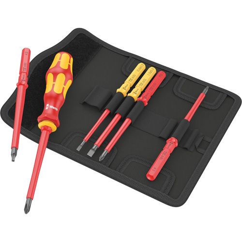 Kraftform Kompakt VDE 7 Imperial Bit-Holding Screwdriver & Blades, 1000 V, 6 Pcs Chandler Sales