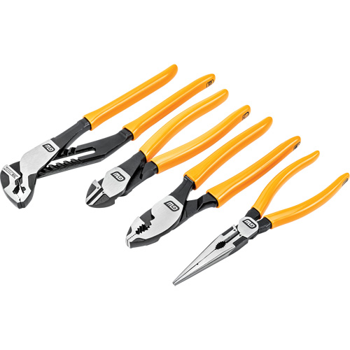 PITBULL Mixed Dual Material Plier Set, 4 Pieces Chandler Sales