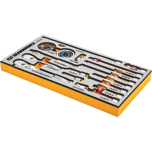 MEGAMOD Master Mechanics Tool Set in Premium Modular Foam Trays with Tool Storage, 1268 Pieces Chandler Sales