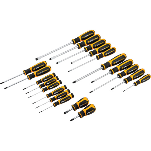 Phillips&reg;, Slotted, Torx&reg; Dual Material Screwdriver Set, 20 Pcs. Chandler Sales