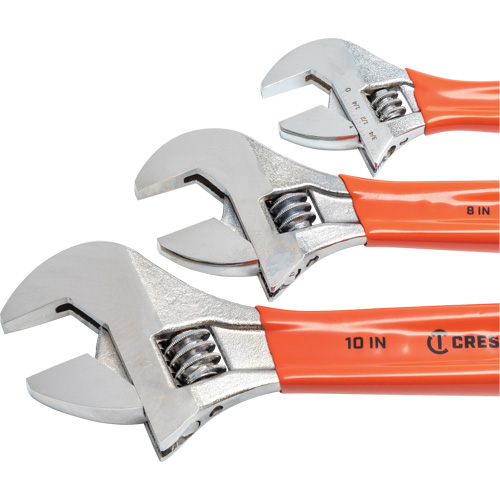 Cushion Grip Wrench Set, Adjustable, 3 Pieces Chandler Sales