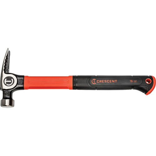 General Purpose Hammer, 16 oz., Fibreglass/Cushion Handle, 14" L Chandler Sales