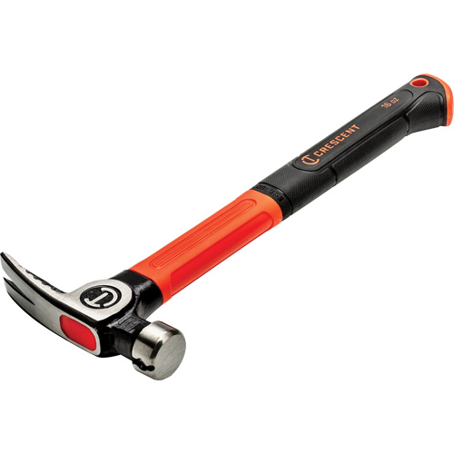 General Purpose Hammer, 16 oz., Fibreglass/Cushion Handle, 14" L Chandler Sales