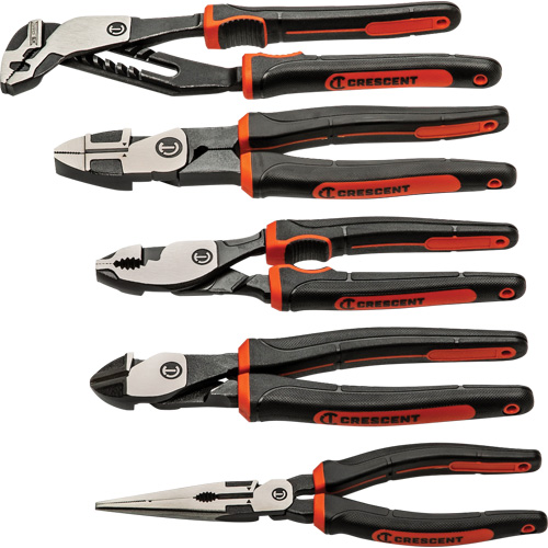 Z2 Mixed Dual Material Plier Set, 5 Pieces Chandler Sales