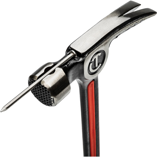 Steel Milled-Face Framing Hammer, 22 oz., Solid Steel Handle, 16" L Chandler Sales