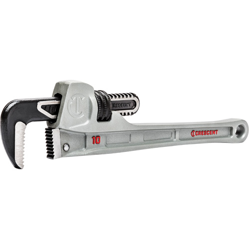 Cl&eacute; pour tuyau &agrave; m&acirc;choires &eacute;troite, Cap des m&acirc;choires 1-9/10", Longueur 10", Fini Rev&ecirc;tement en poudre, Prise Aucune Chandler Sales