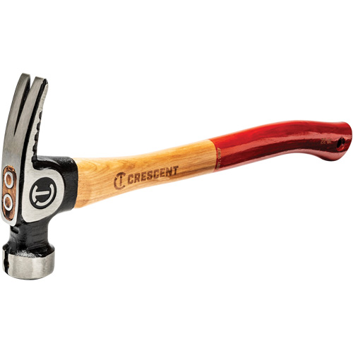 Milled-Face Framing Hammer, 22 oz., Wood Handle, 18" L Chandler Sales