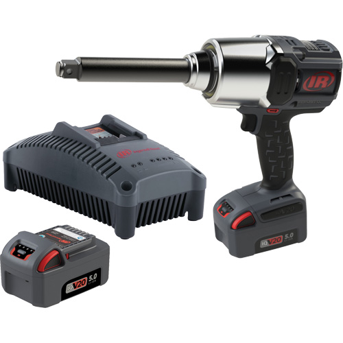 Cordless Impact Wrench Kit with Friction Ring Thru-Hole, 20 V, 3/4" Socket Chandler Sales