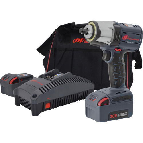 Compact High Torque Cordless Impact Wrench Kit, 20 V, 1/2" Socket Chandler Sales