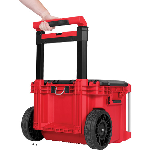 PACKOUT Rolling Tool Box, 18" x 22" x 19-1/2", Black/Red Chandler Sales