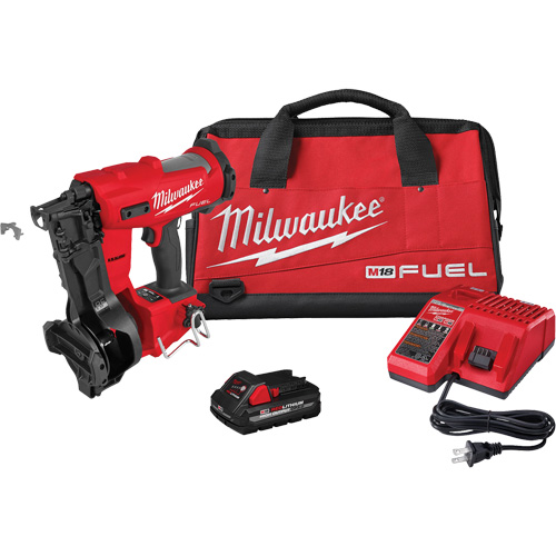 M18 FUEL Coil Roofing Nailer Kit, 18 V, Lithium-Ion Chandler Sales