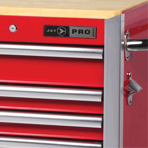PRC7215 Pro Series Roller Cabinet, 15 Drawers, 72" W x 24" D x Red Chandler Sales