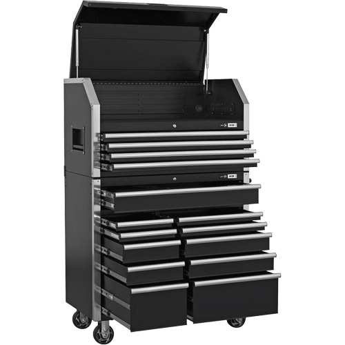 HDCC-4115 HD Series Toolbox Combo, 21-1/2" D x 44-1/5" W x 63-3/10" H, Black Chandler Sales