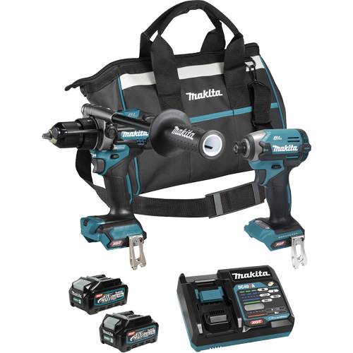 XGT Brushless 2-Tool Combo Kit, Lithium-Ion, 40 V Chandler Sales